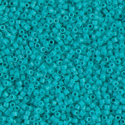 Delica Seed Bead - #0793 Dyed Turquoise Green Opaque Semi-Matte