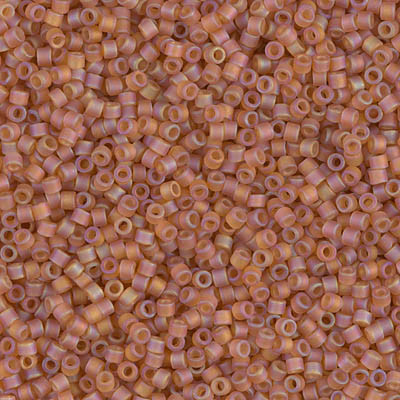 Delica Seed Bead - #0866 Topaz Transparent Rainbow Matte