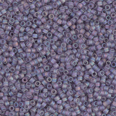 Delica Seed Bead - #0870 Light Amethyst Transparent Rainbow Matte