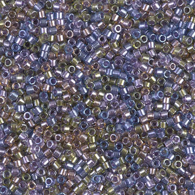 Delica Seed Bead - #0986 Majestic Mix Inside Color Lined Sparkle