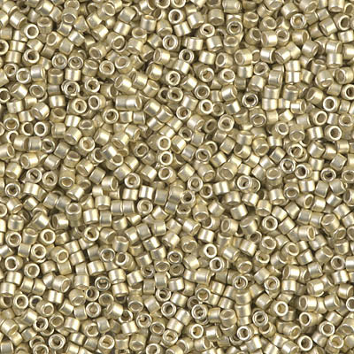 Delica Seed Bead - #1151 Galvanized Silver Semi-Matte