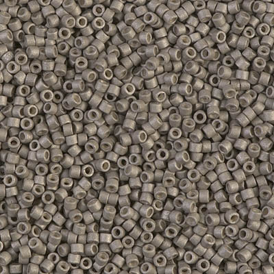 Delica Seed Bead - #1169 Galvanized Pewter Matte