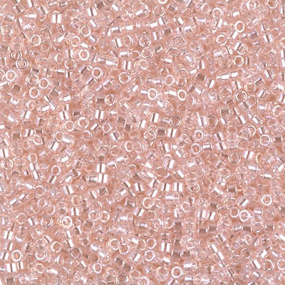Delica Seed Bead - #1223 Pink Mist Transparent Luster