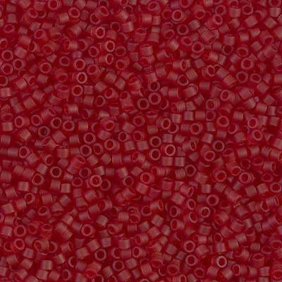 Delica Seed Bead - #1262 Dark Cranberry Transparent Matte