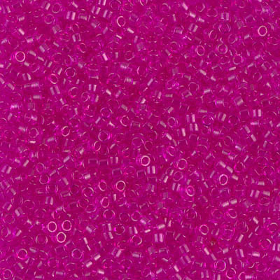 Delica Seed Bead - #1310 Dyed Fuchsia Transparent