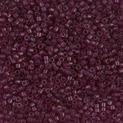 Delica Seed Bead - #1312 Dyed Wine Transparent