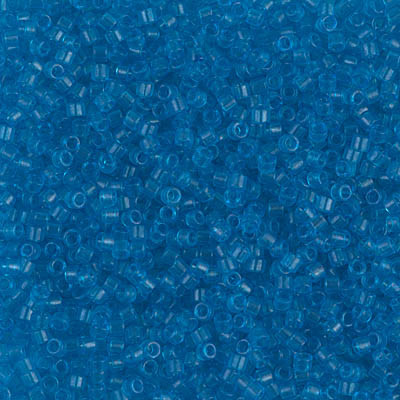 Delica Seed Bead - #1318 Dyed Capri Blue Transparent