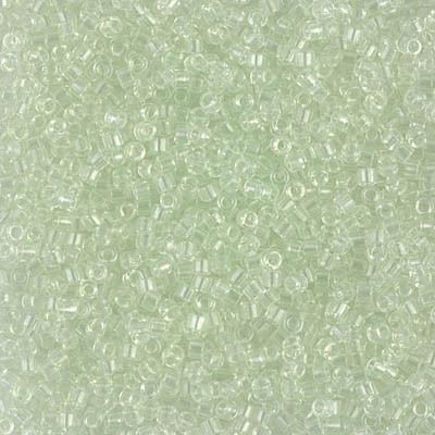 Delica Seed Bead - #1404 Pale Green Mist Transparent - *Discontinued*