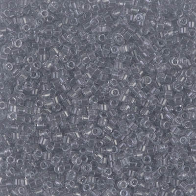 Delica Seed Bead - #1406 Pale Gray Transparent - *Discontinued*