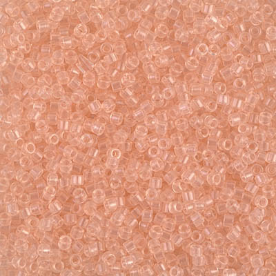 Delica Seed Bead - #1410 Pale Peach Transparent - *Discontinued*