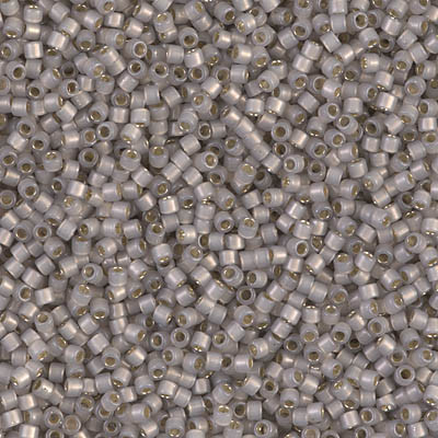 Delica Seed Bead - #1456 Light Taupe Opal Silver-Lined - *Discontinued*