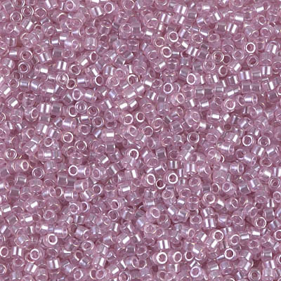 Delica Seed Bead - #1473 Pale Orchid Transparent Luster - *Discontinued*