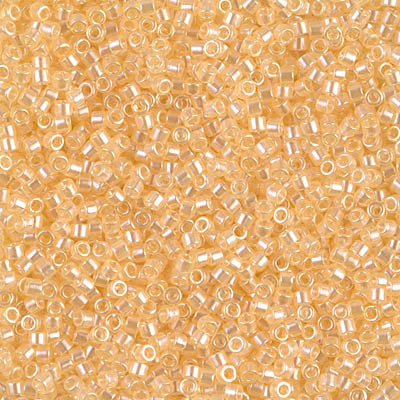 Delica Seed Bead - #1478 Pale Apricot Transparent Luster - *Discontinued*