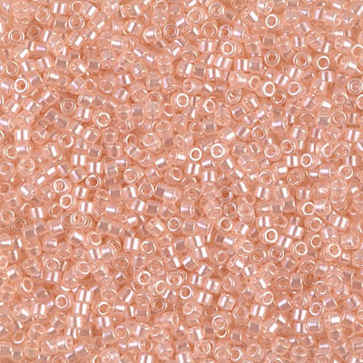 Delica Seed Bead - #1479 Pale Peach Transparent Luster