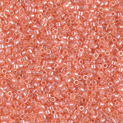 Delica Seed Bead - #1480 Peach Transparent Luster - *Discontinued*