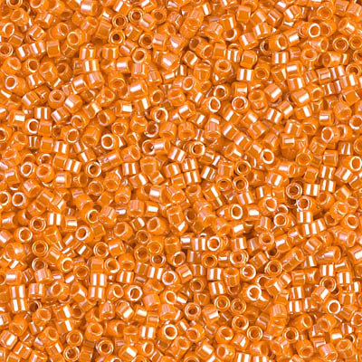 Delica Seed Bead - #1563 Mandarin Opaque Luster