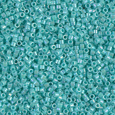 Delica Seed Bead - #1576 Sea Opal Opaque Rainbow