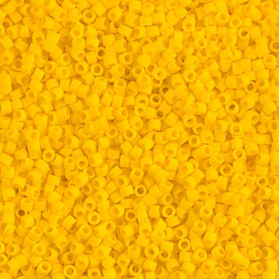 Delica Seed Bead - #1582 Canary Opaque Matte