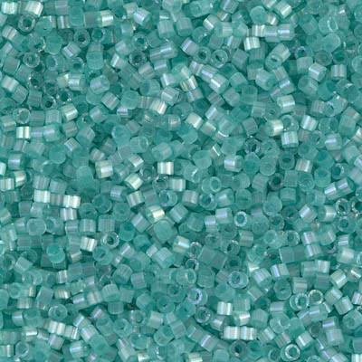 Delica Seed Bead - #1812 Dyed Light Aqua Green Silk Satin