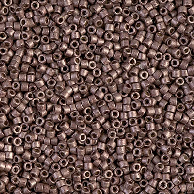 Delica Seed Bead - #1843F Duracoat Galvanized Dark Mauve Matte