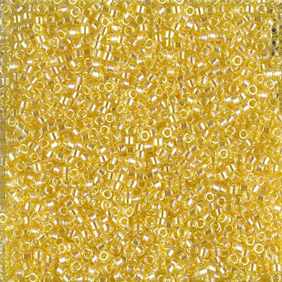 Delica Seed Bead - #1886 Yellow Transparent Luster