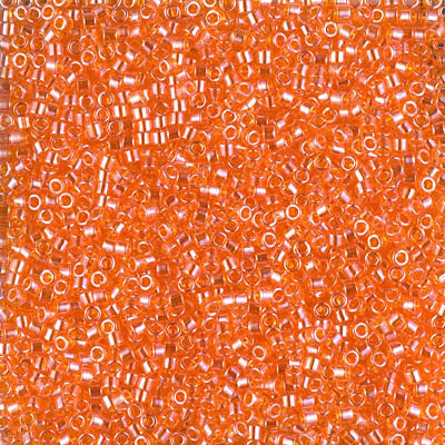 Delica Seed Bead - #1887 Orange Transparent Luster
