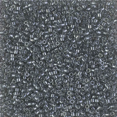 Delica Seed Bead - #1897 Gray Transparent Luster