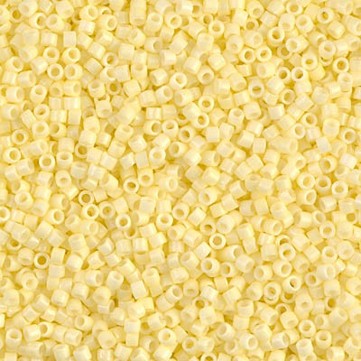 Delica Seed Bead - #2101 Duracoat Light Lemon Ice Opaque