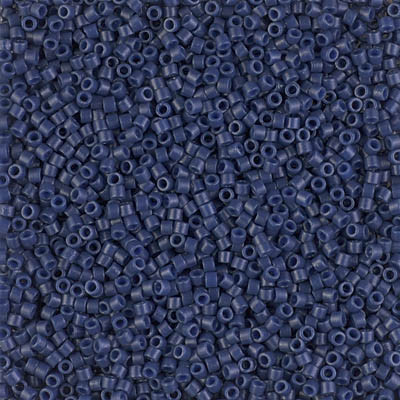 Delica Seed Bead - #2144 Dyed Cobalt Opaque Matte