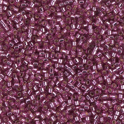 Delica Seed Bead - #2162 Duracoat Dyed Hydrangea Transparent Silver-Lined