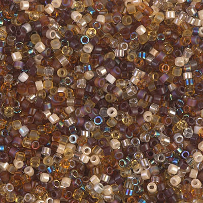 Delica Seed Bead Mix  - Golden Grains