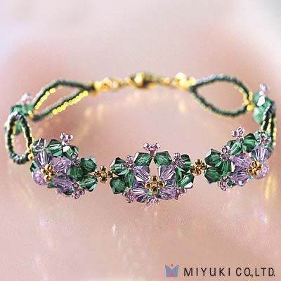 Miyuki Violet Bracelet Kit