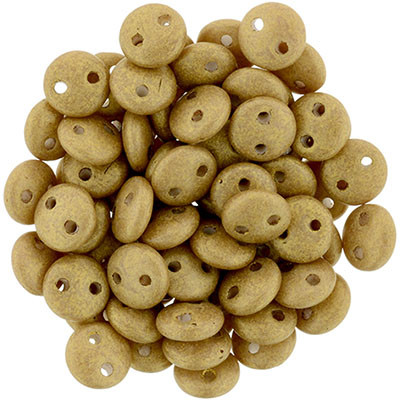 CzechMates 2-Hole Lentil - #PS1006 Pacifica Macadamia