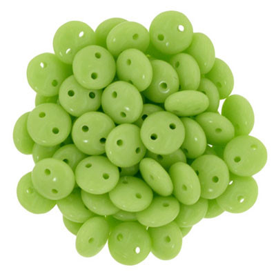 CzechMates 2-Hole Lentil - #53200 Honeydew