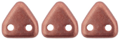 CzechMates 2-Hole Triangle - #08A02 ColorTrends: Sueded Gold - Lantana