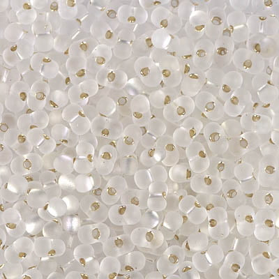 Miyuki Berry Beads - #0001F Clear Transparent Silver Lined Matte
