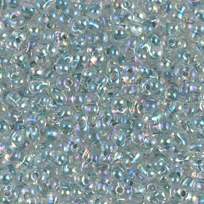 Miyuki Berry Beads - #0263 Sea Foam Inside Color Lined Rainbow