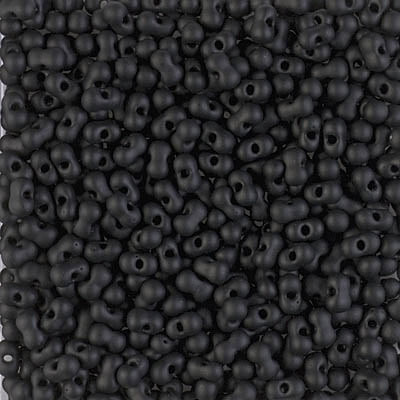 Miyuki Berry Beads - #0401F Black Opaque Matte