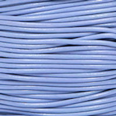 Round Leather Cord, 1.5mm: Light Violet