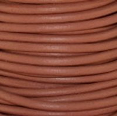 Round Leather Cord, 1.5mm: Honeydew