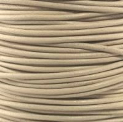 Round Leather Cord, 1.5mm: Petal