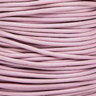 Round Leather Cord, 1.5mm: Lilac