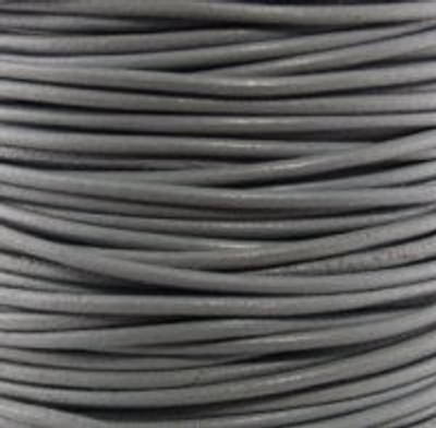 Round Leather Cord, 2.0mm: Shimmer