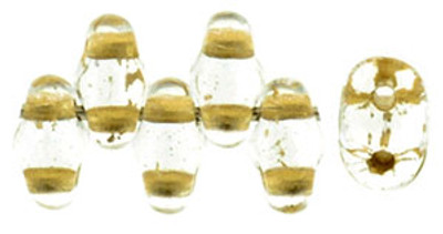 MiniDuo - #GL0003 Clear Transparent Gold Lined