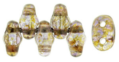 MiniDuo - #15695 Gold Smoky Topaz Transparent Luster