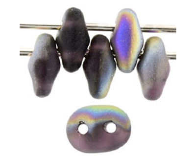 SuperDuo Bead - #MV2006 Amethyst Vitrail Matte