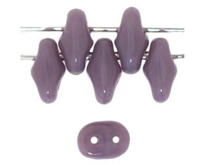 SuperDuo Bead - #23020 Amethyst Opaque