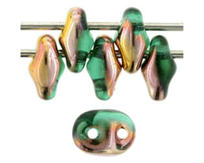 SuperDuo Bead - #A5072 Emerald - Apollo