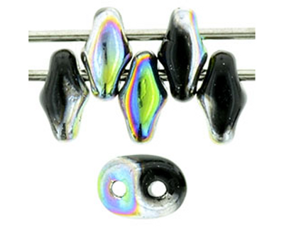 SuperDuo Bead - #V2398 Jet - Vitral