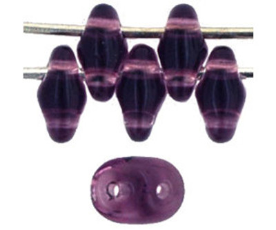 SuperDuo Bead - #2006 Medium Amethyst